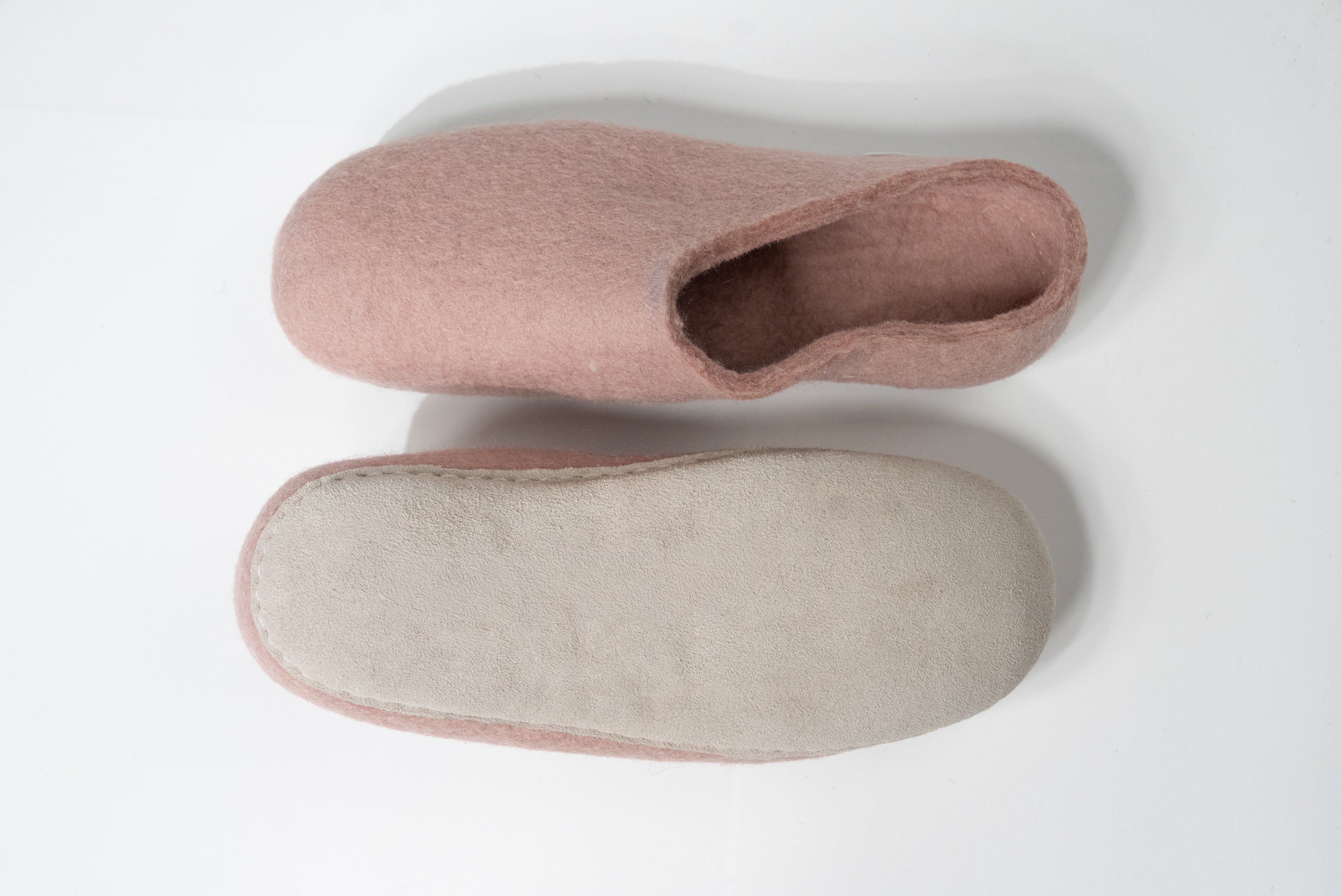 Indoor Felt Slippers - Pink