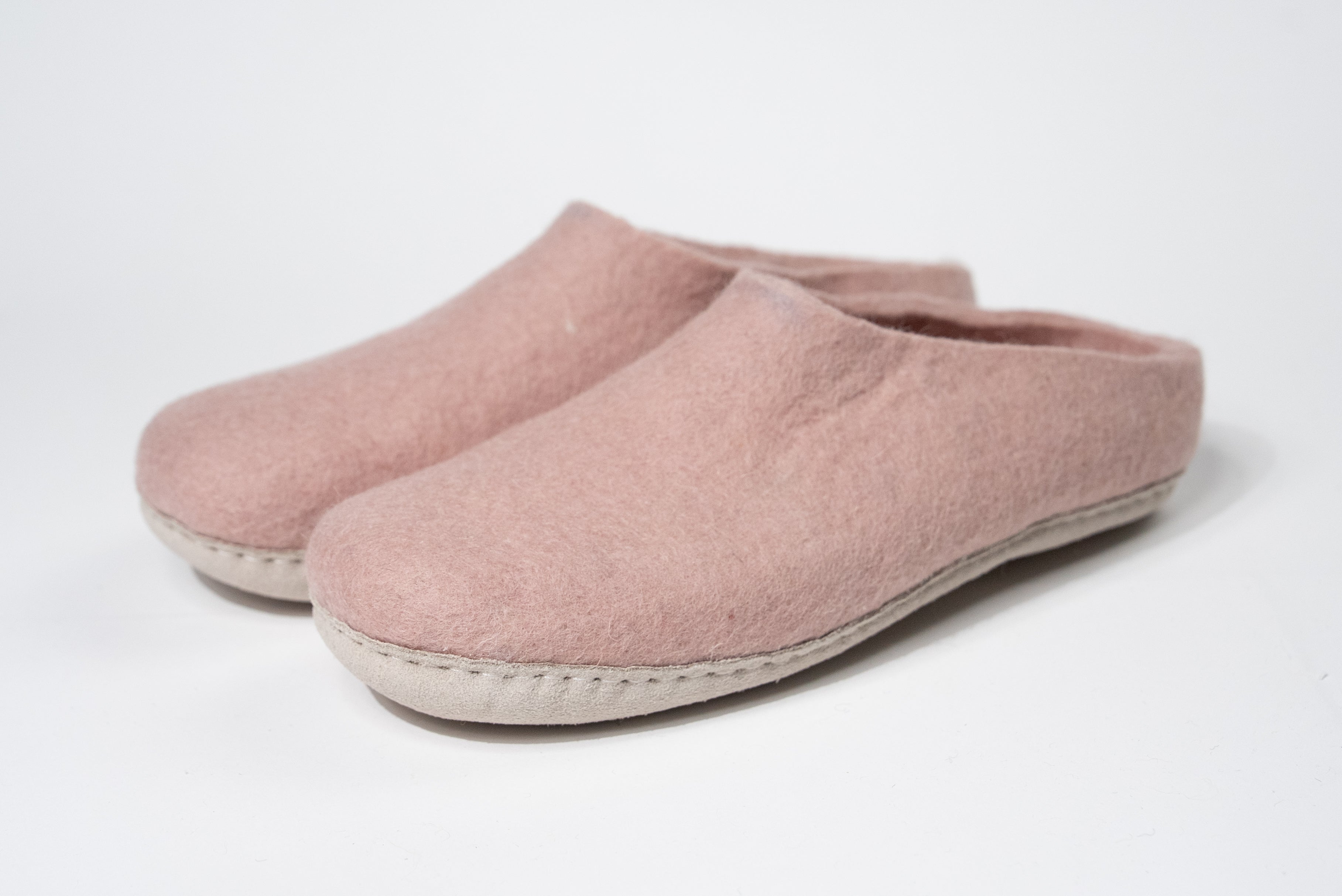 Indoor Felt Slippers - Pink