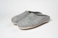 Indoor Felt Slippers - Grey